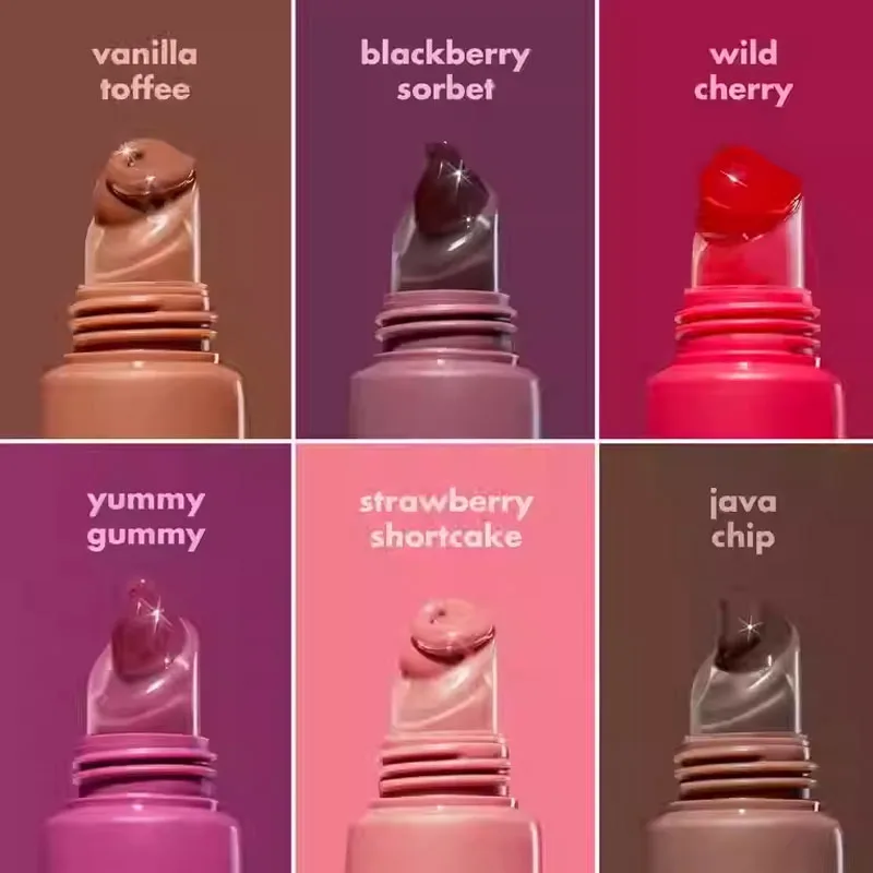 Brillo de labios Elf, bálsamo labial de 6 colores opcional, ligero, hidratante, nutritivo, reparación, mejora la sequedad, crea labios naturalmente regordetes