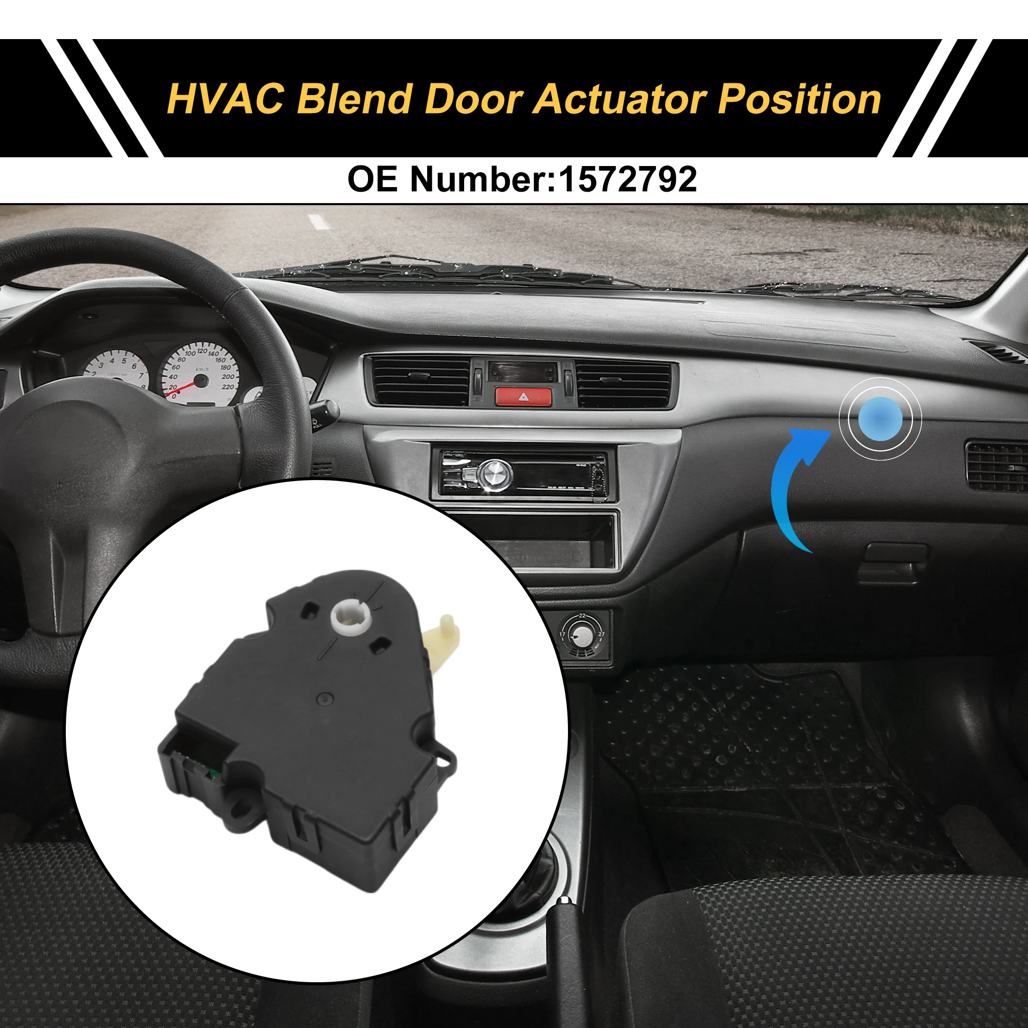 

Привод двери смеси обогревателя UXCELL HVAC для Chevrolet Venture 2005 No 1572792