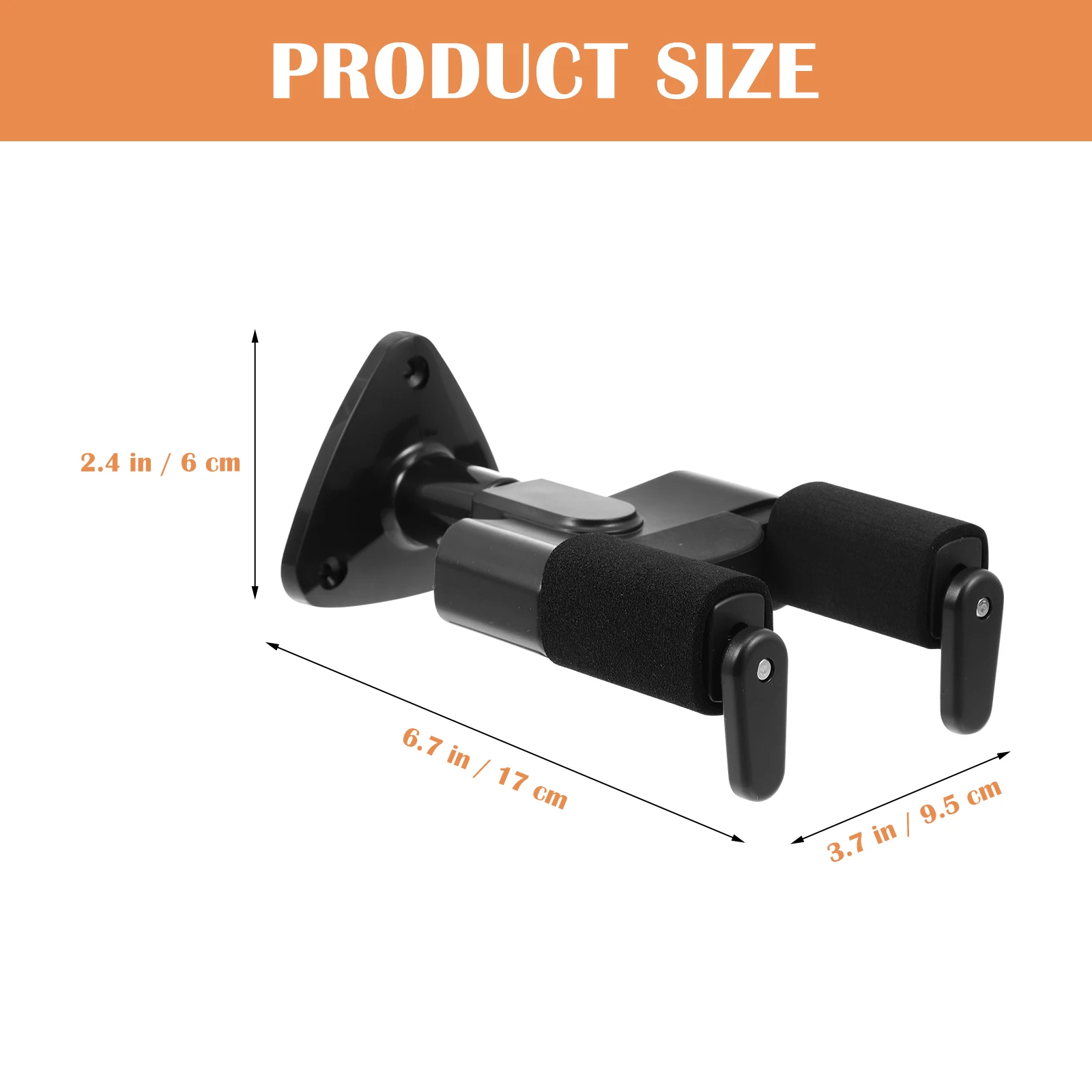 

1set Gravity Guitar Wall Hanger For Ukulele Violin Bass Electric Accessories Durable Storage Rack Stand Strong Load