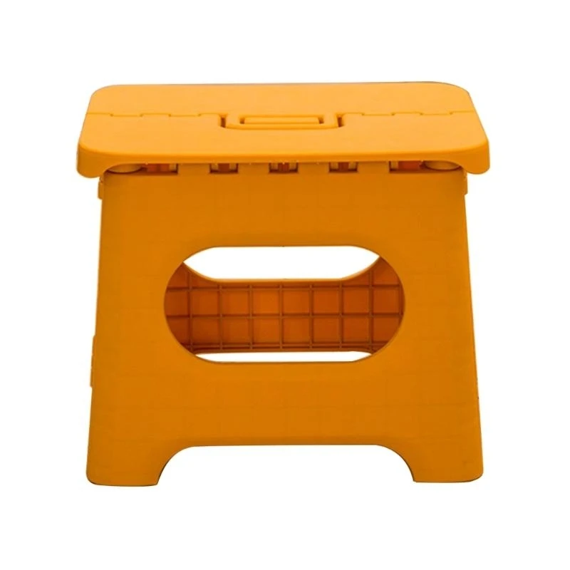 581E Folding Stool Small Chair for Fishing Plastic Portable Step Stool Home Train Outdoor Indoor Foldable Kid Chair