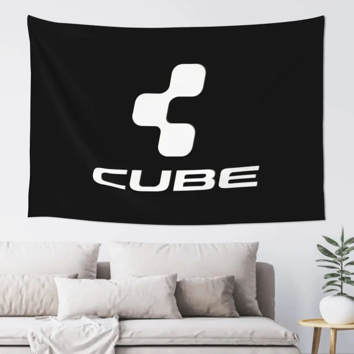 Cube Cycling Mtb Mountain Bike Tapestry Hippie Wall Hanging Aesthetic Home Decoration Tapestries for Living Room Bedroom Room