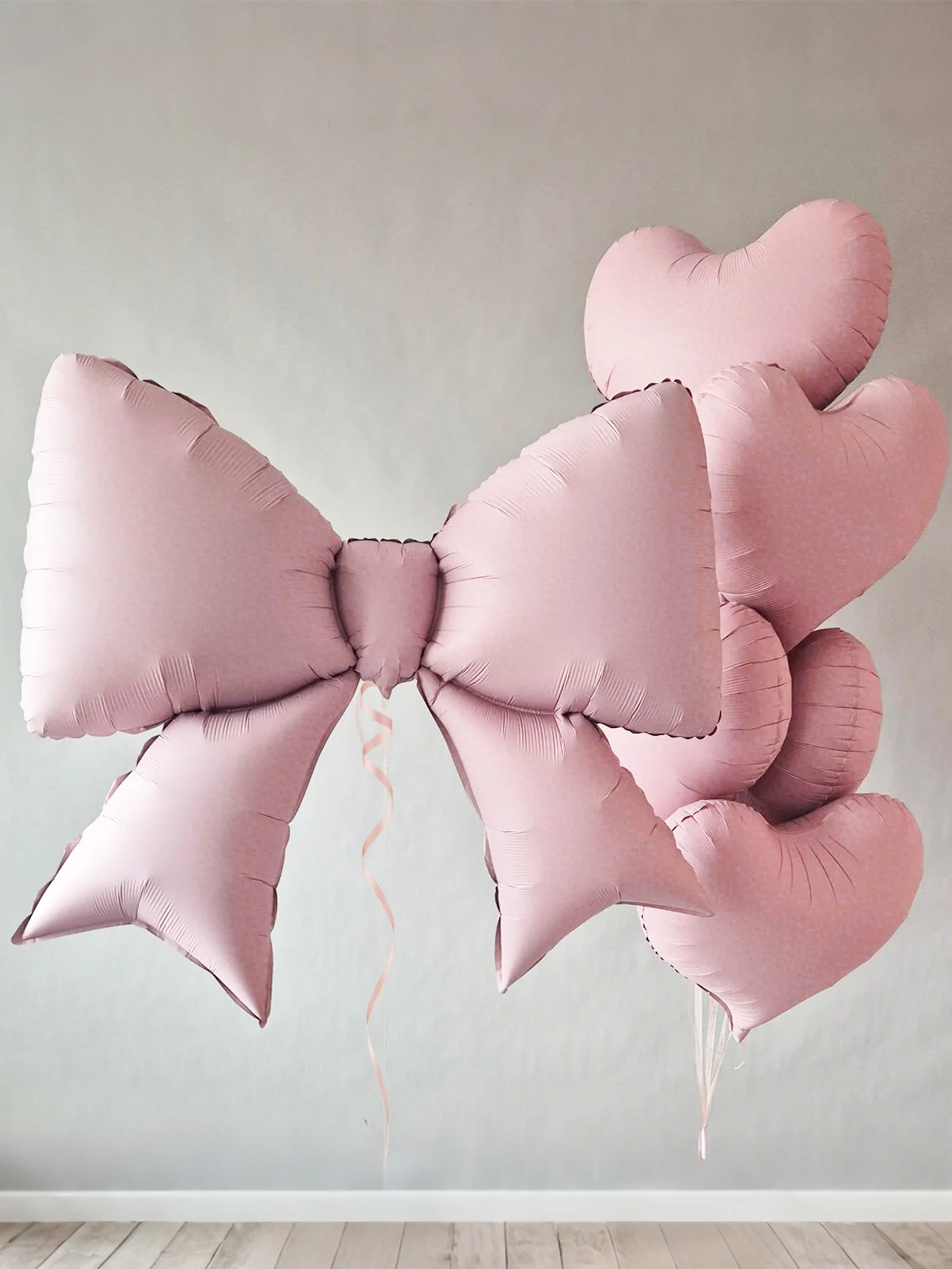 مجموعة بالونات تزيين على شكل قلب كبيرة مكونة من 6 قطع، مناسبة لتزيين حفلات أعياد الميلاد وحفلات الزفاف والخطوبة وحفلات الزفاف #4