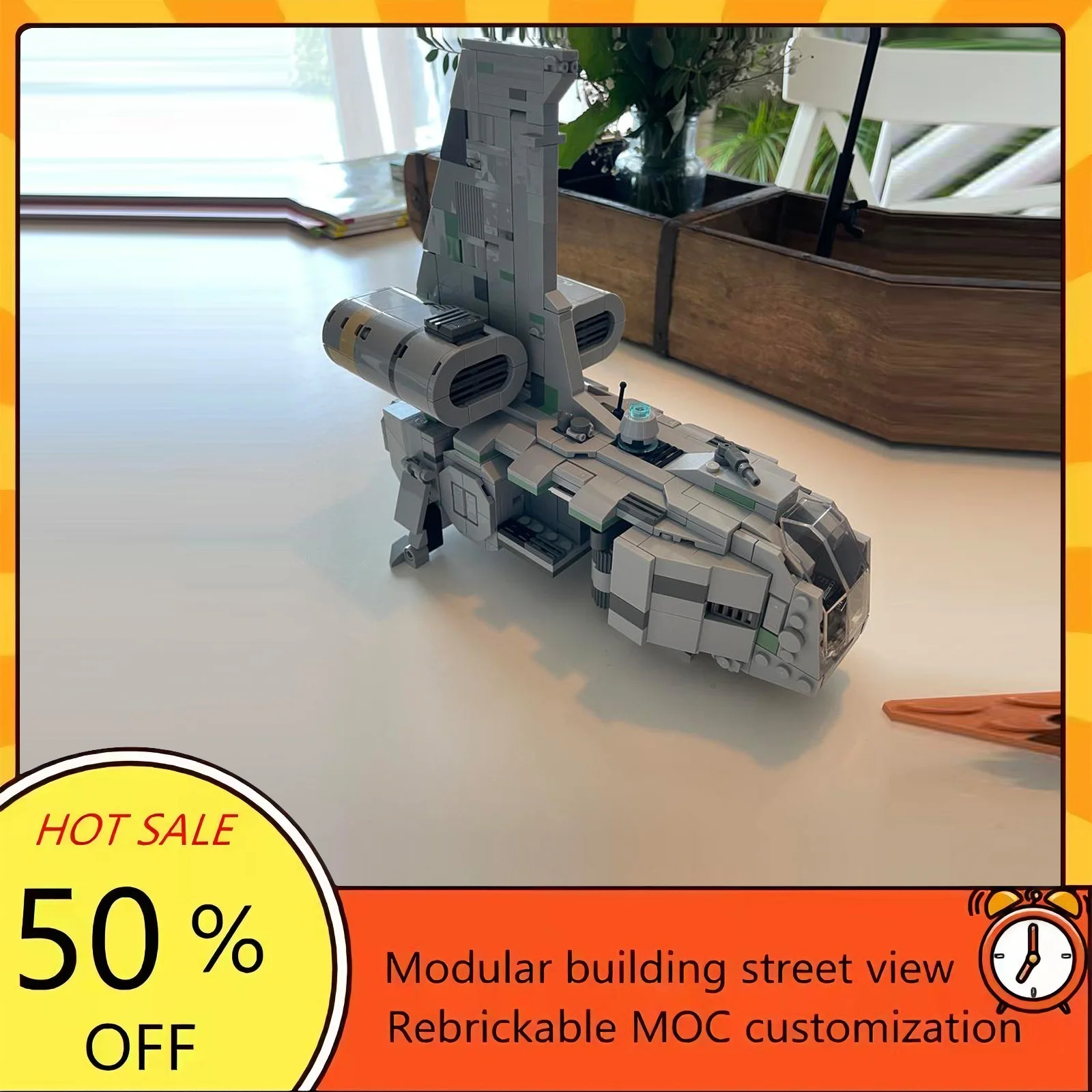 

624PCS Popular Space War Movie Model MOC Building Bricks Spaceship Modular Technology Gifts Holiday Assemble Children Toy Suit