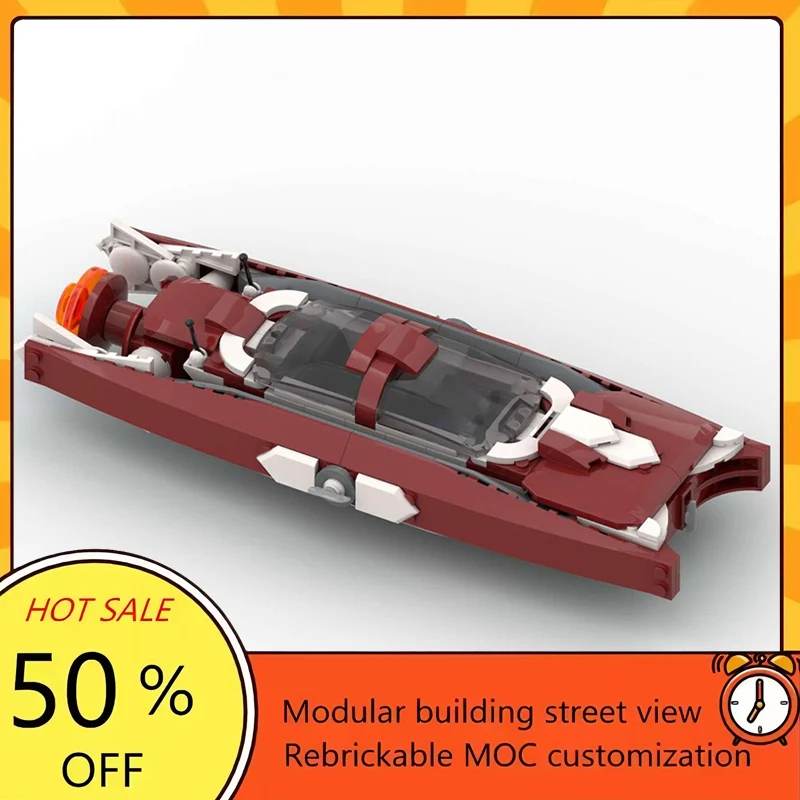 

230PCS Popular Space War Movie Model MOC Building Bricks Vintage Car Modular Technology Gifts Holiday Assemble Children Toy Suit