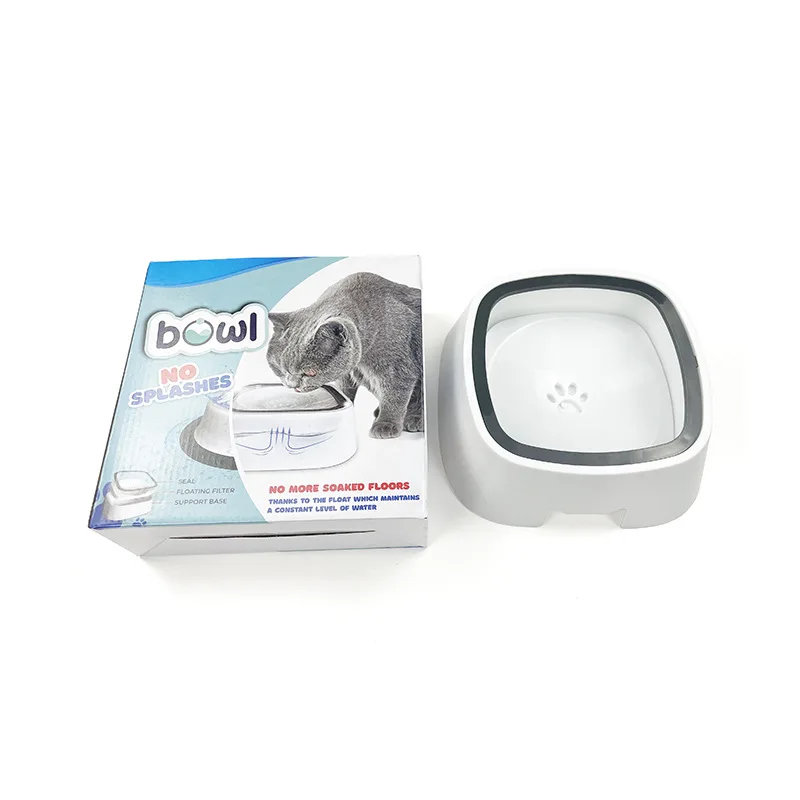 Anti-splash Water Bowl For Dogs 1L Large Capacity Drinker Drinking Bowls Dog Waterer For Puppy Cat Pet Accessories