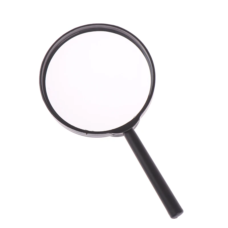 17.5cm Lens Diameter 90mm 5X Handheld Magnifier 5X Reading Map Newspaper Magnifying Glass Jewelry Plastic Magnifying Glass