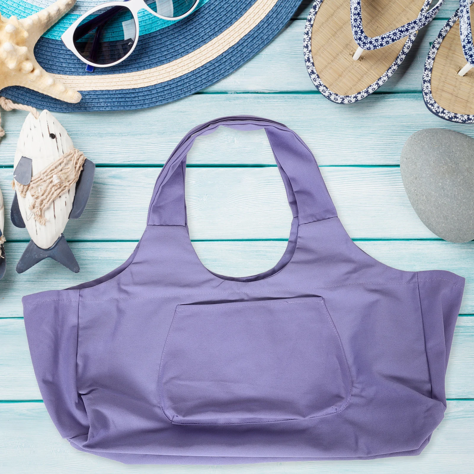 حقيبة يوجا فاخرة للنساء، حقيبة لياقة بدنية كبيرة جدًا، قماش سميك، خفيف الوزن، منظم السفر الكل في الجسم #4