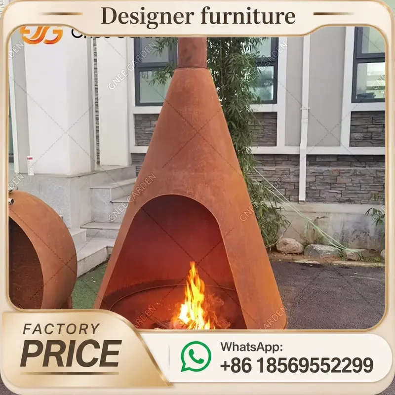 Portable Wood Pellet Stove With Chimney Modern Heating For Outdoor Camping Home Efficient Fuel Saving view 6