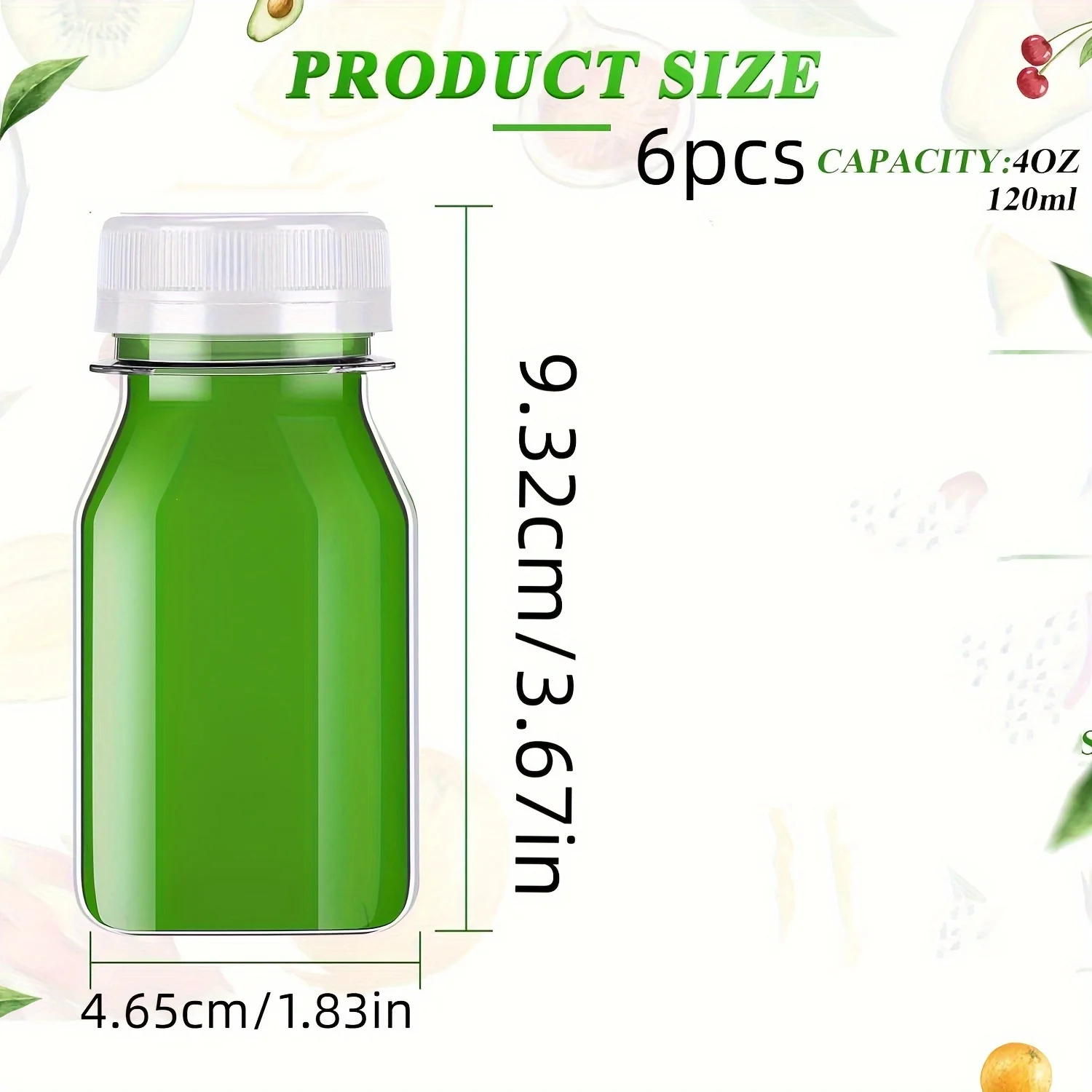 12er-Set 60 Ml Shot-Flaschen Aus Kunststoff – Wiederverwendbare Mini- Plastikflaschen Mit Schraubverschluss – Auslaufsicher Für Saft, Milch, Kaffee, Gewürze & Reisen – Transparent Plastikflaschen Mit Schraubdeckel