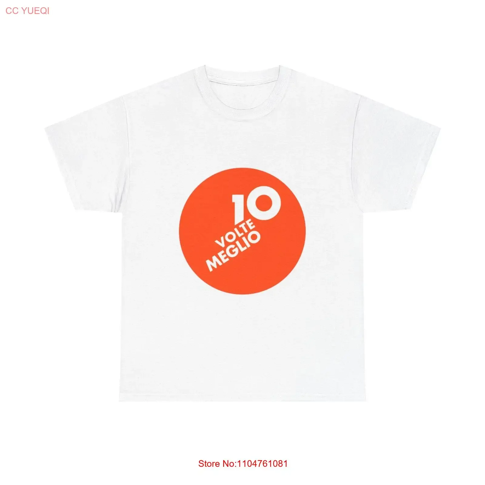 

10-вольтовая итальянская политическая футболка Meglio, винтажная стираная дышащая футболка с рисунком, удобная повседневная уличная одежда унисекс, слегка