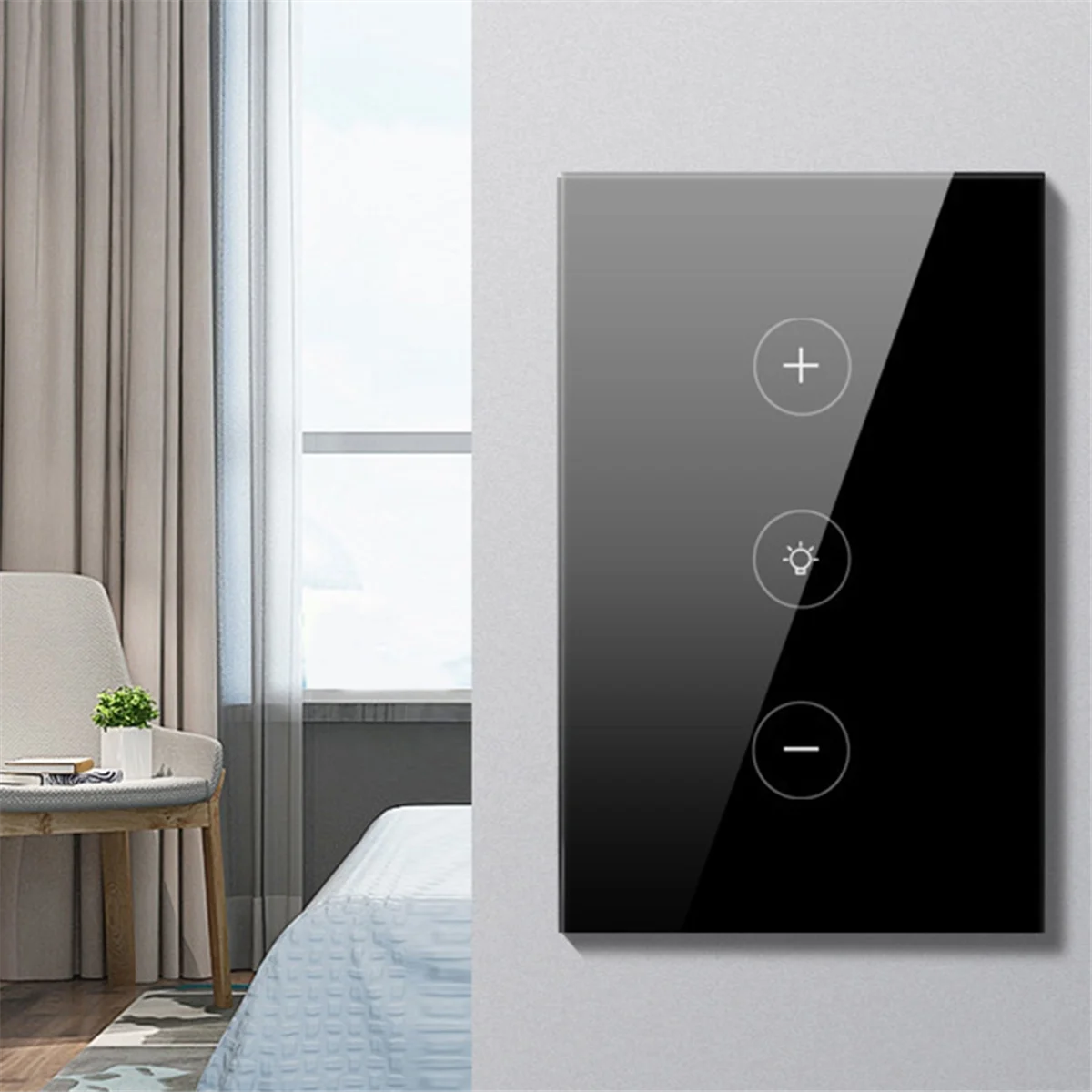 Ons Standaard Smart Wifi Life Led Dimmer Switch Draadloze Touch Dimmen Wandschakelaar Werkt Met Alexa Home