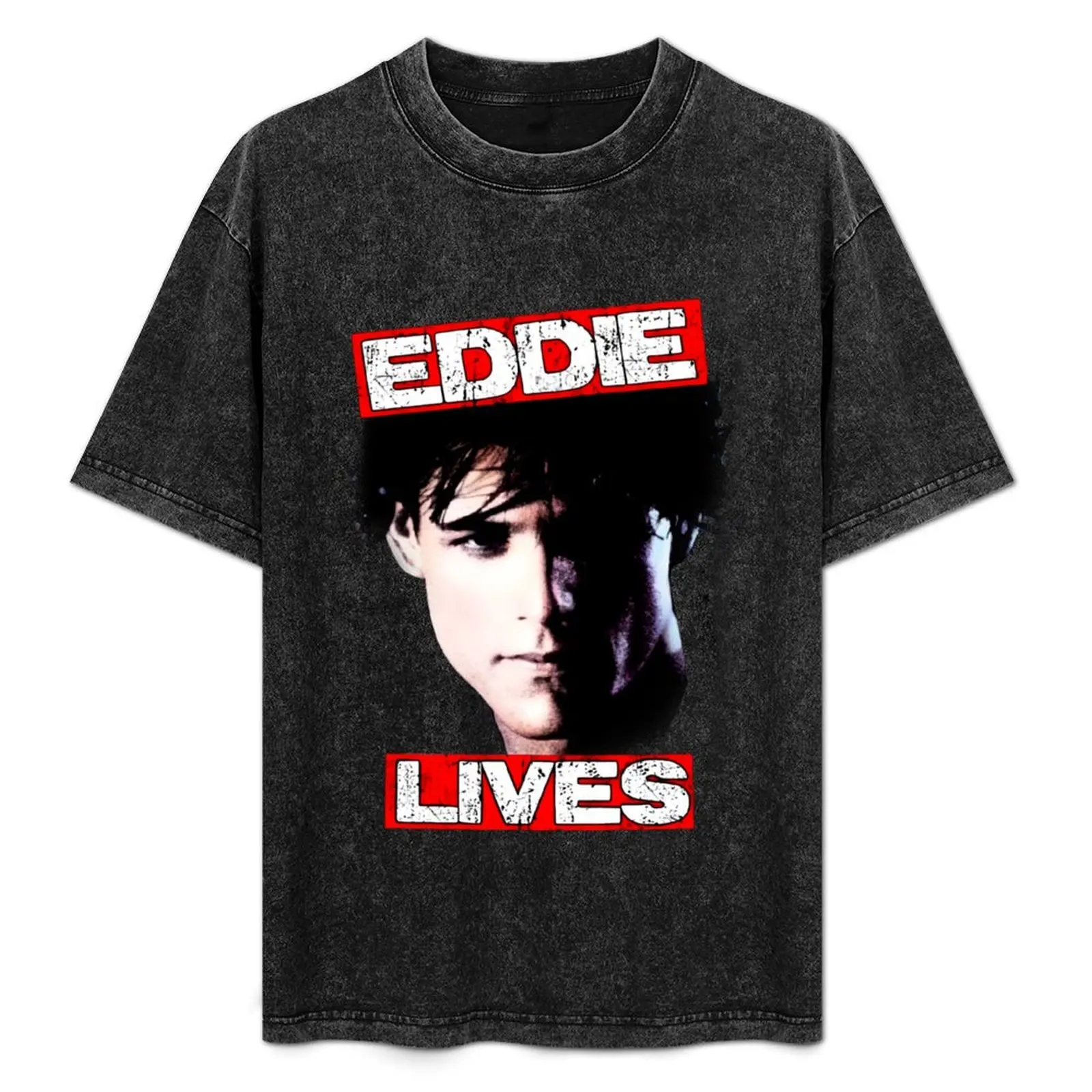 Eddie Lives Eddie and Movie The Cruisers Michael paraa Eddie Wilson T-Shirt Big Size Simple T-Shirt