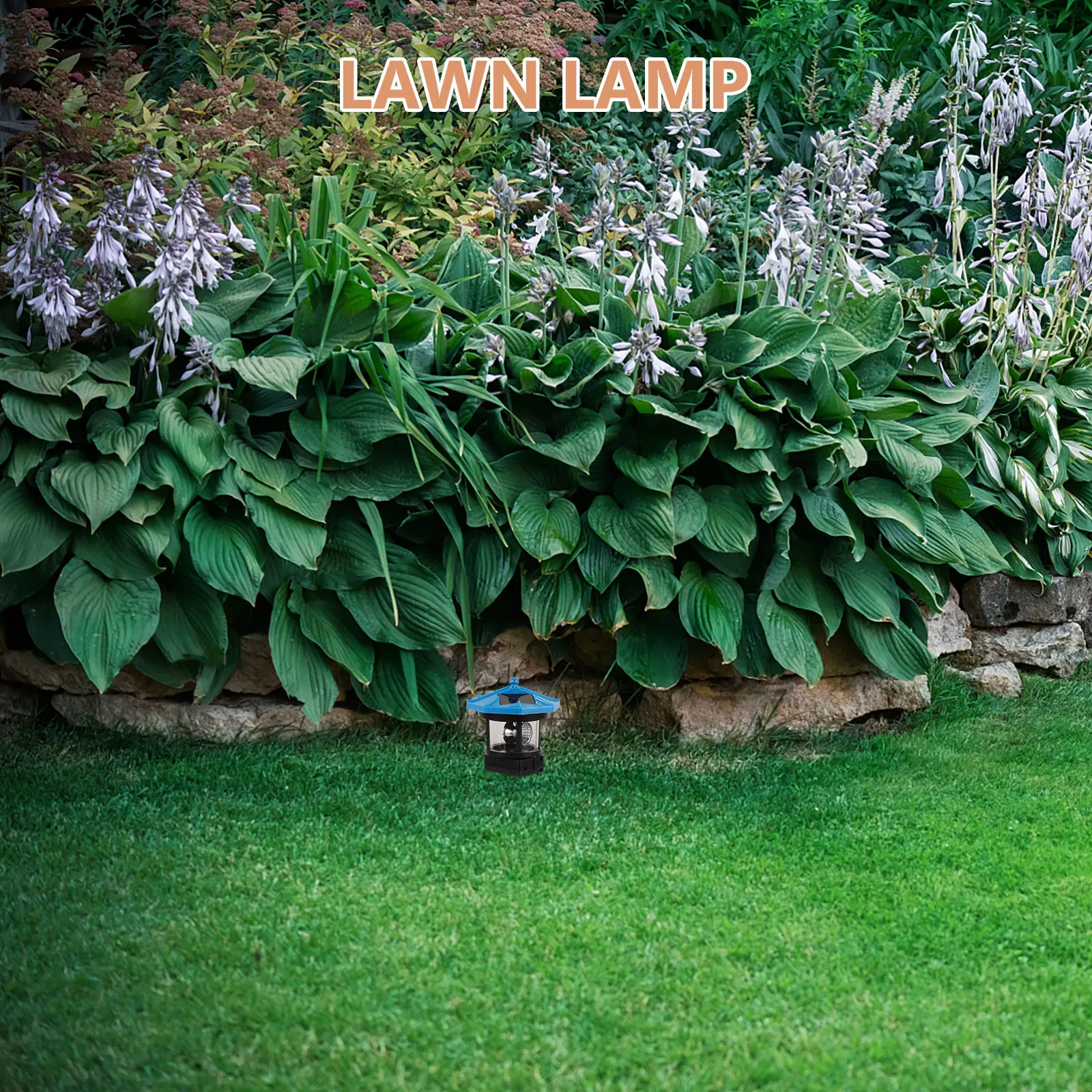 

Solar Powered Garden Lamp Rotating 360-Degree Outdoor Lighthouse Light Waterproof Energy Efficient Lighting For Yard Courtyard