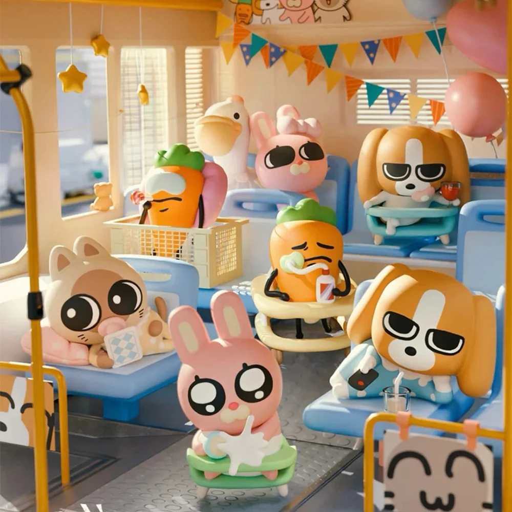 سيام ليبو بيبي 'Me' سلسلة صندوق أعمى زخرفة سطح المكتب العصرية لطيف مضحك تحصيل لعبة لصديقة هالوين مفاجأة هدية