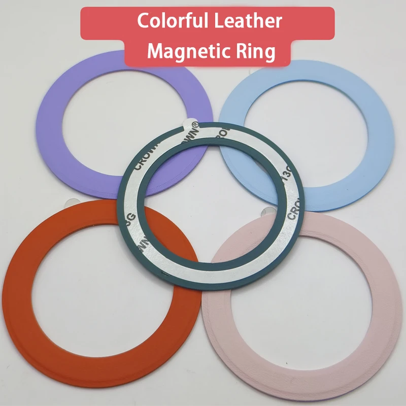 Liquid Silicone Ring Sticker Magnetic Ring Circle Attachment for Magsafe Magnet Wireless Charging for Apple IPhone