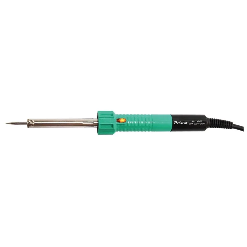 

Pro'skit SI-129G-30 Thermostatic electric soldering iron external heat electrode pen repair welding 30W