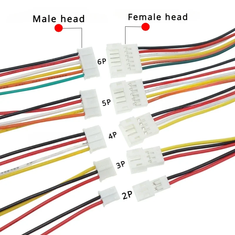 

Ph2.0 Air pair cable 2p3p4p5p6p7p8p9p10p/12p Male/Female terminal cable 10cm/20cm/30CM/ connector PH2.0MM male/female connection