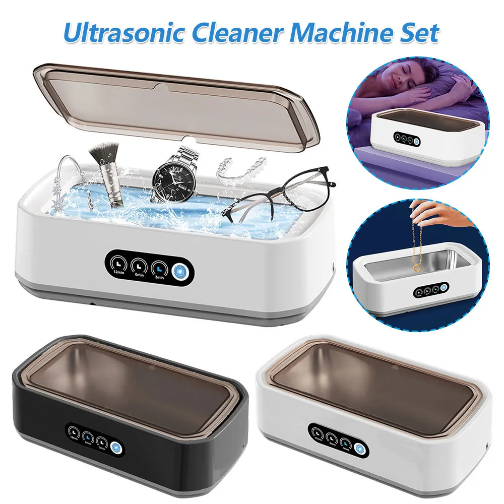 

Ultrasonic Glasses Cleaning Machine Ultrasonic Cleaner Machine Eyeglasses Cleaning Machine for Rings Glasses Jewelry Dentures
