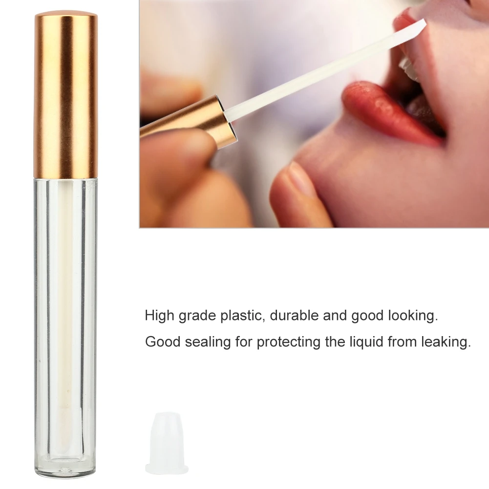 Botella vacía de bálsamo labial, 10 Uds., tubo de brillo de labios, bálsamo labial rellenable, contenedor de botella vacía, brillo de labios, contenedor vacío