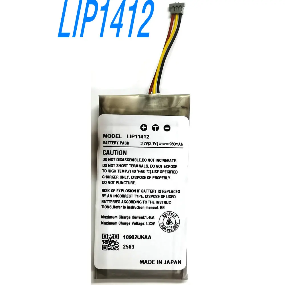 

Аккумулятор LIP1412 3,7 В, 930 мАч для Sony PSP GO PSP-N1000 N1001 N1002 N1003 N1004