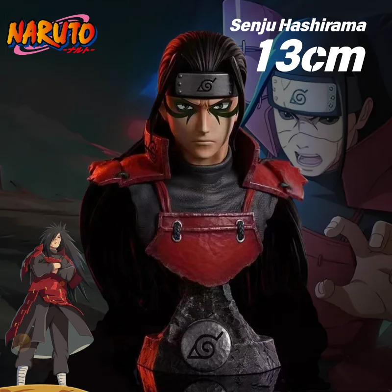 

13cm Naruto Limited Edition Itachi Naruto Sasuke Hashirama Tobirama Tsunade Minato Kakashi Half-Body Statue Gift for kids