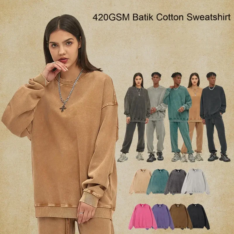 

HELLOMARCEL Top Quality Street Wear Luxury Apparel Euro US Size Spring Autum Cotton Men Women Batik Dye Hoodie