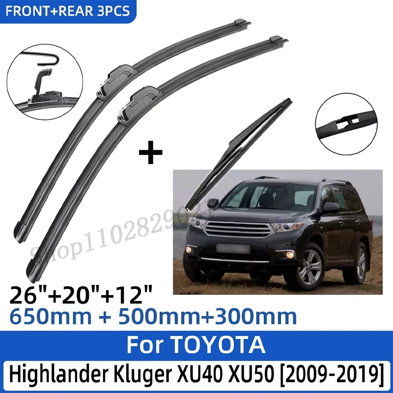 3PCS For TOYOTA Highlander Kluger XU40 XU50 2009-2019 26