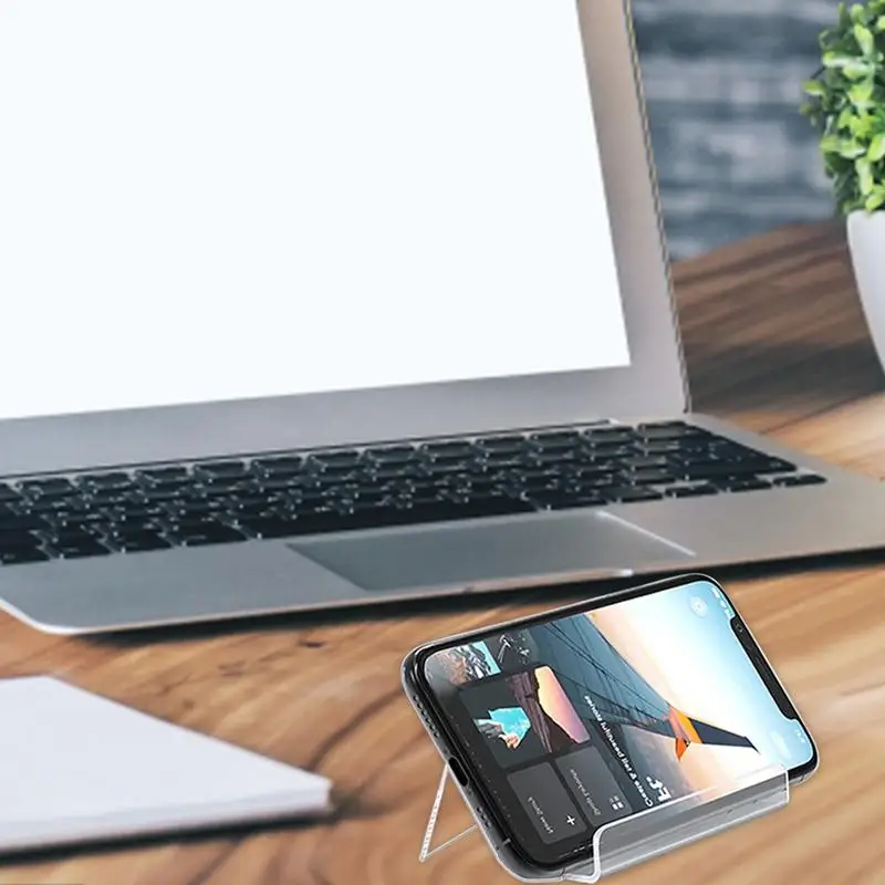 6/10pcs Acrylic Business Card Holder Multi-functional Clear Acrylic Business Card Holder For Desk Multi-functional Cards