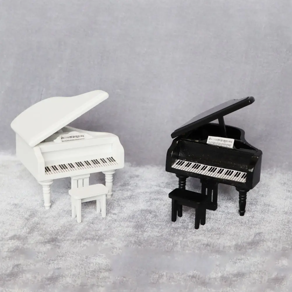 

Деревянная миниатюрная модель пианино, аксессуары для уличных игрушек, маленькие аксессуары для домиков, модели для микроландшафта, превосходное качество изготовления, праздничные подарки