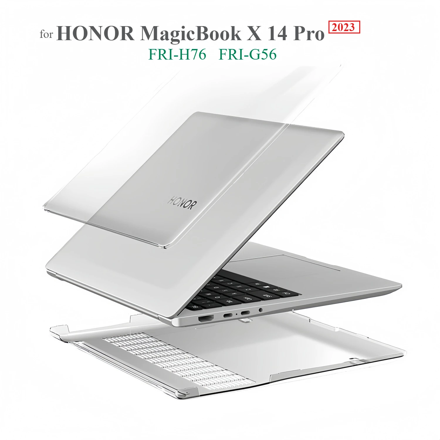 

Матовый чехол для Honor MagicBook X 14 Pro 2023, жесткий защитный чехол из АБС-пластика с защитой от царапин для HONOR MagicBook X14 Pro 2023, чехлы