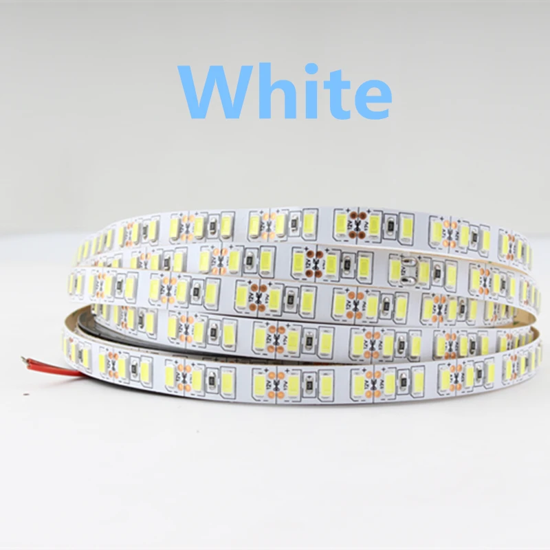 DC 12V LED Strip Light Lamp SMD 5730 White Warm White 6000K LEDStrip Tape 1M- 5M Waterproof Tape Light Led Strips Home Decor