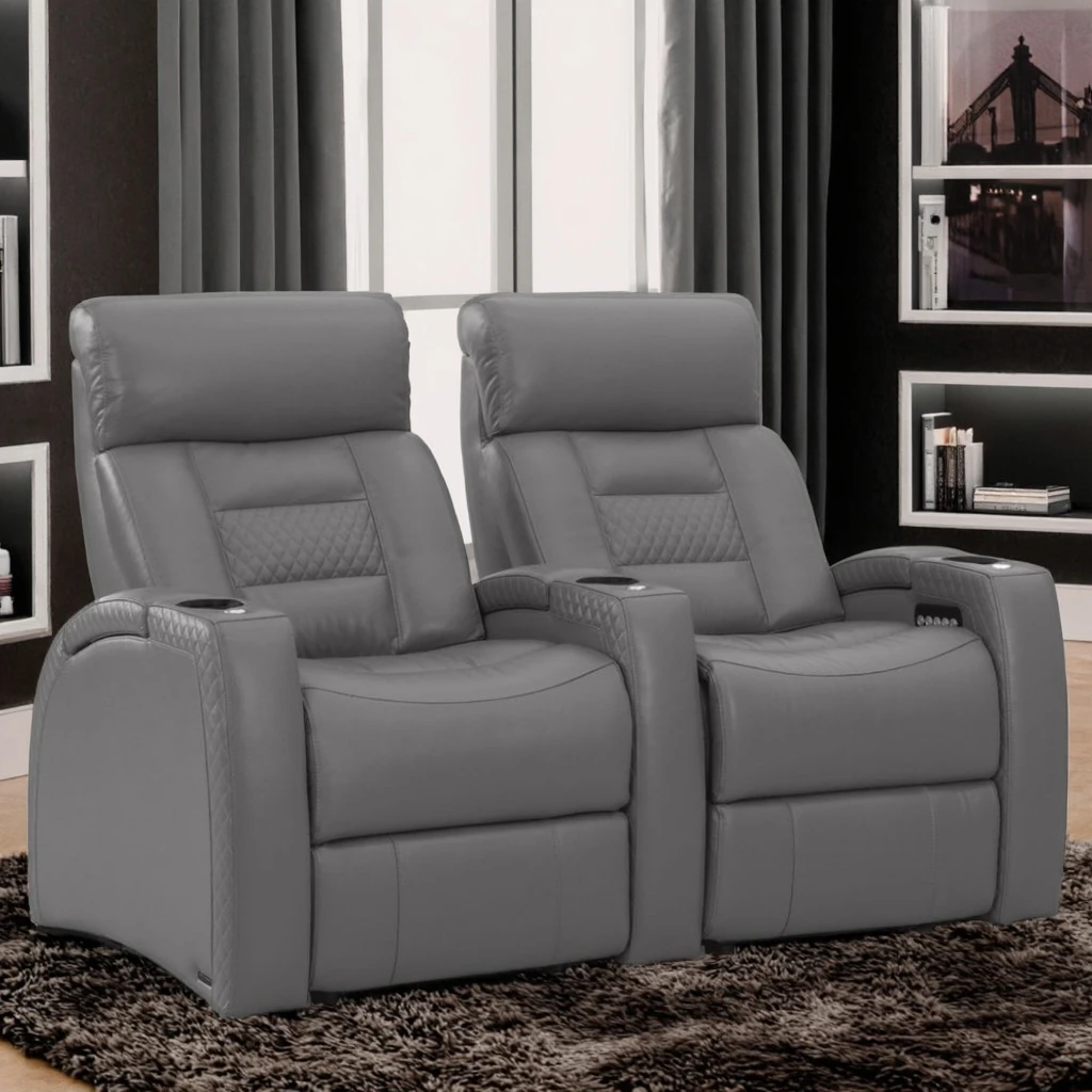 모던 럭셔리 시네마 리클라이너 천연 가죽 전동 VIP  - Home Cinema Luxury 리뷰 및 가격