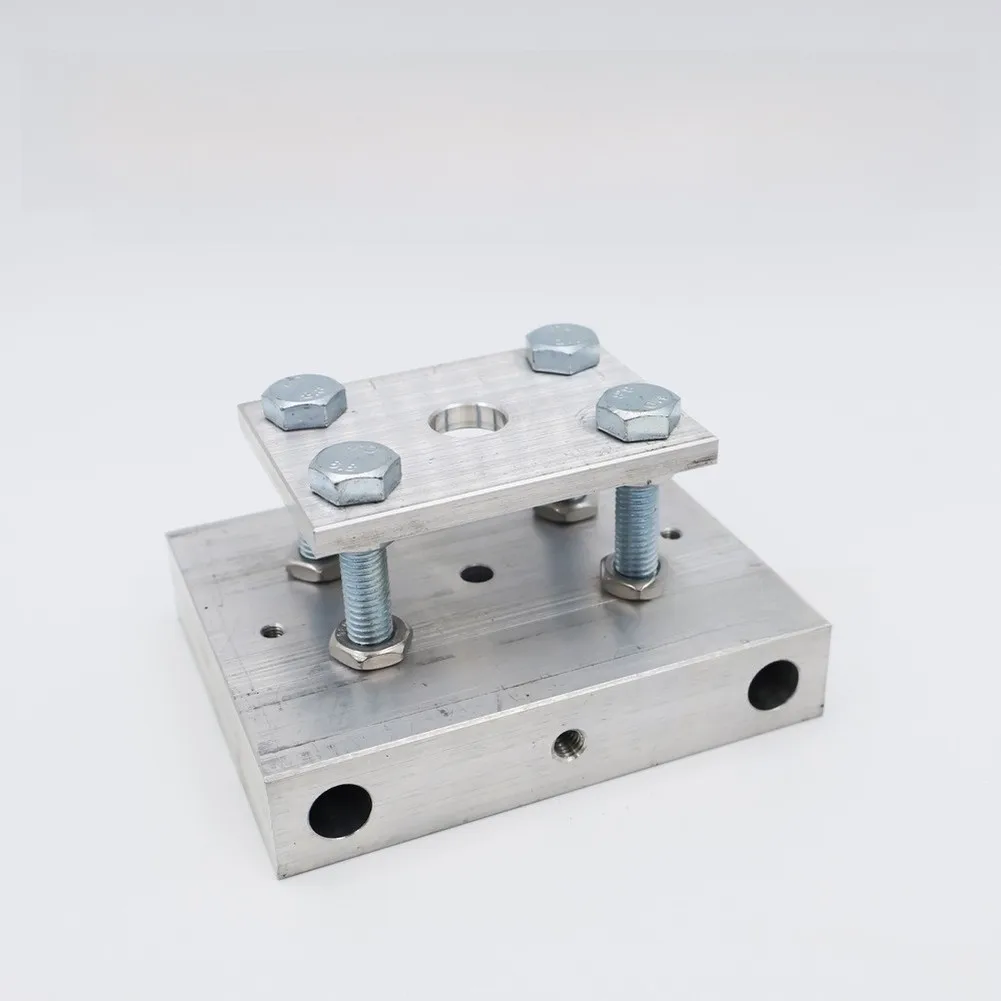 80 mm x 100 mm Aluminum Heating Plate Compatible with Most Hot Press Units and Featuring Sensor Mounting Option