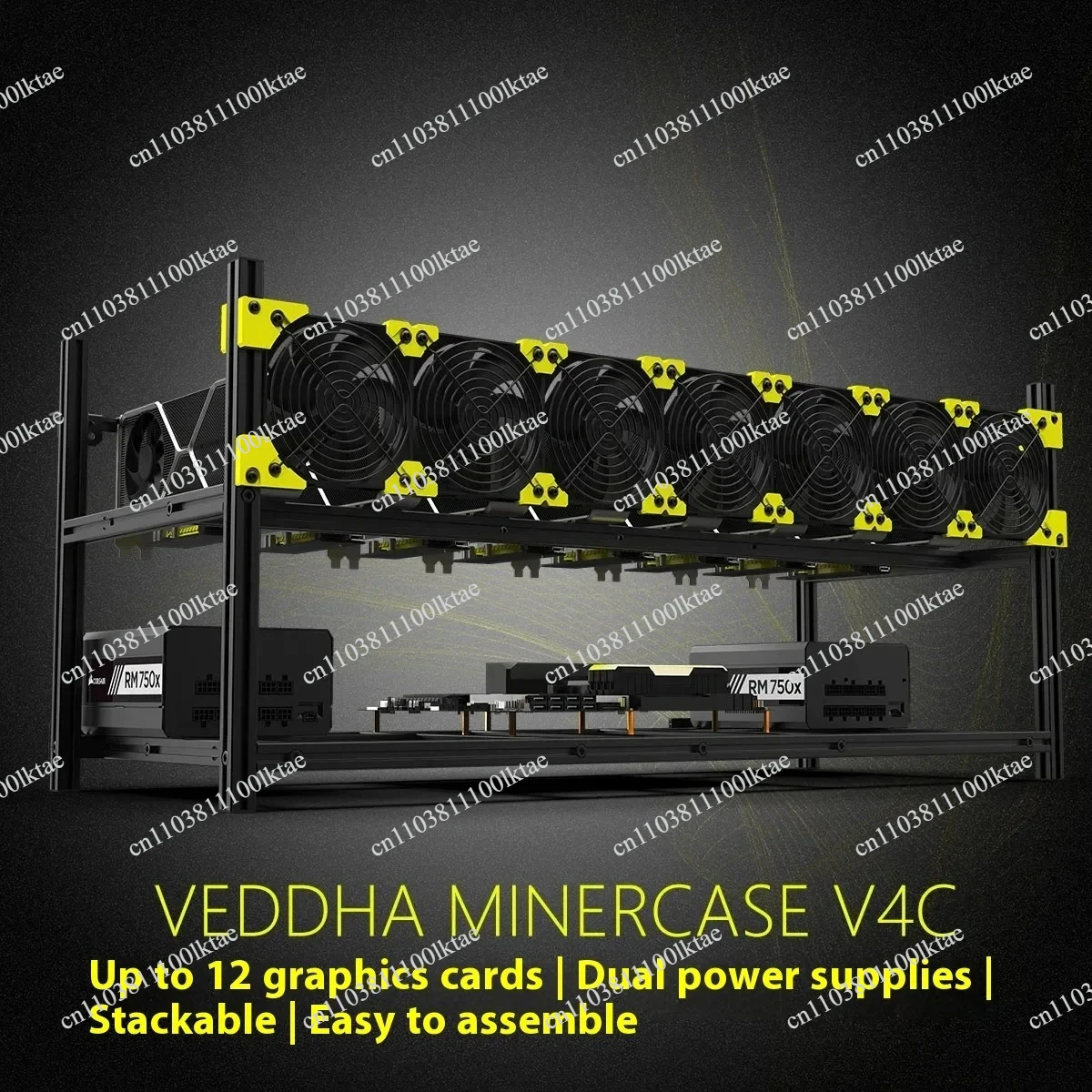 Корпус для майнинга из алюмини – обзор и цена Gpu Mining Rig Frame 8 Gpu