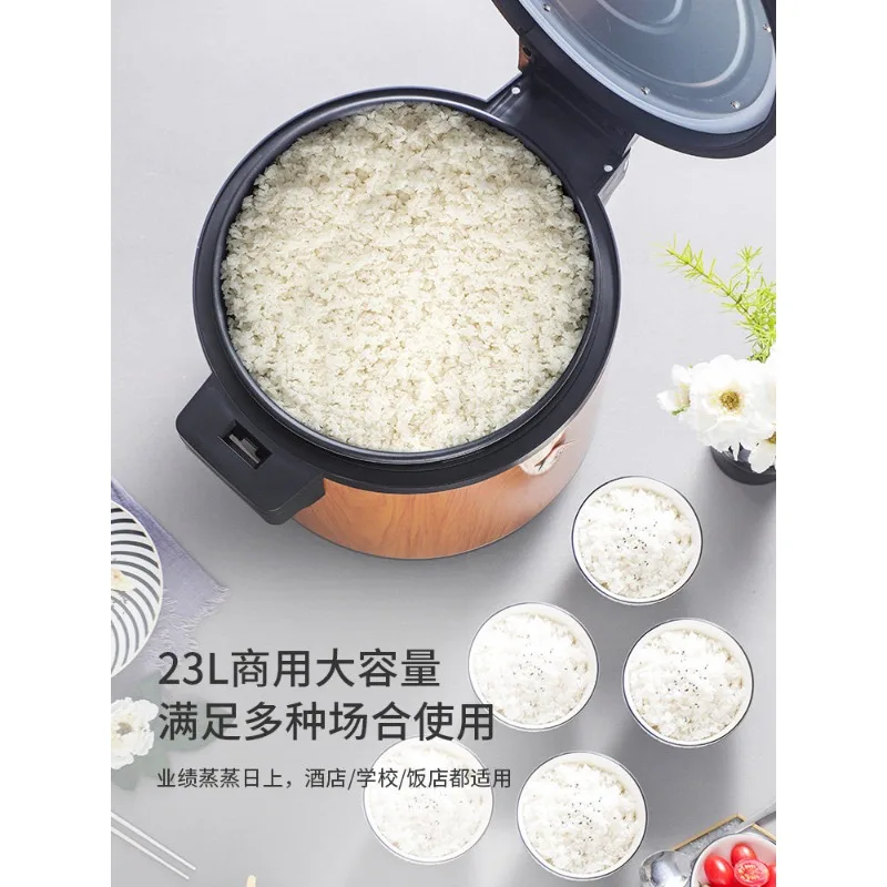 Commercial Rice Warmer Large Capacity Stainless Steel Heated Bain Marie Buffet Server for Canteen
