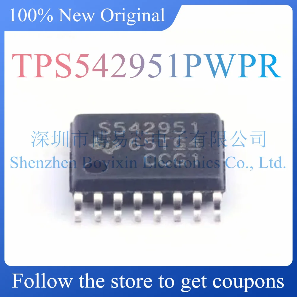 TSSOP-16 TPS542951PWPR, produto original, novo