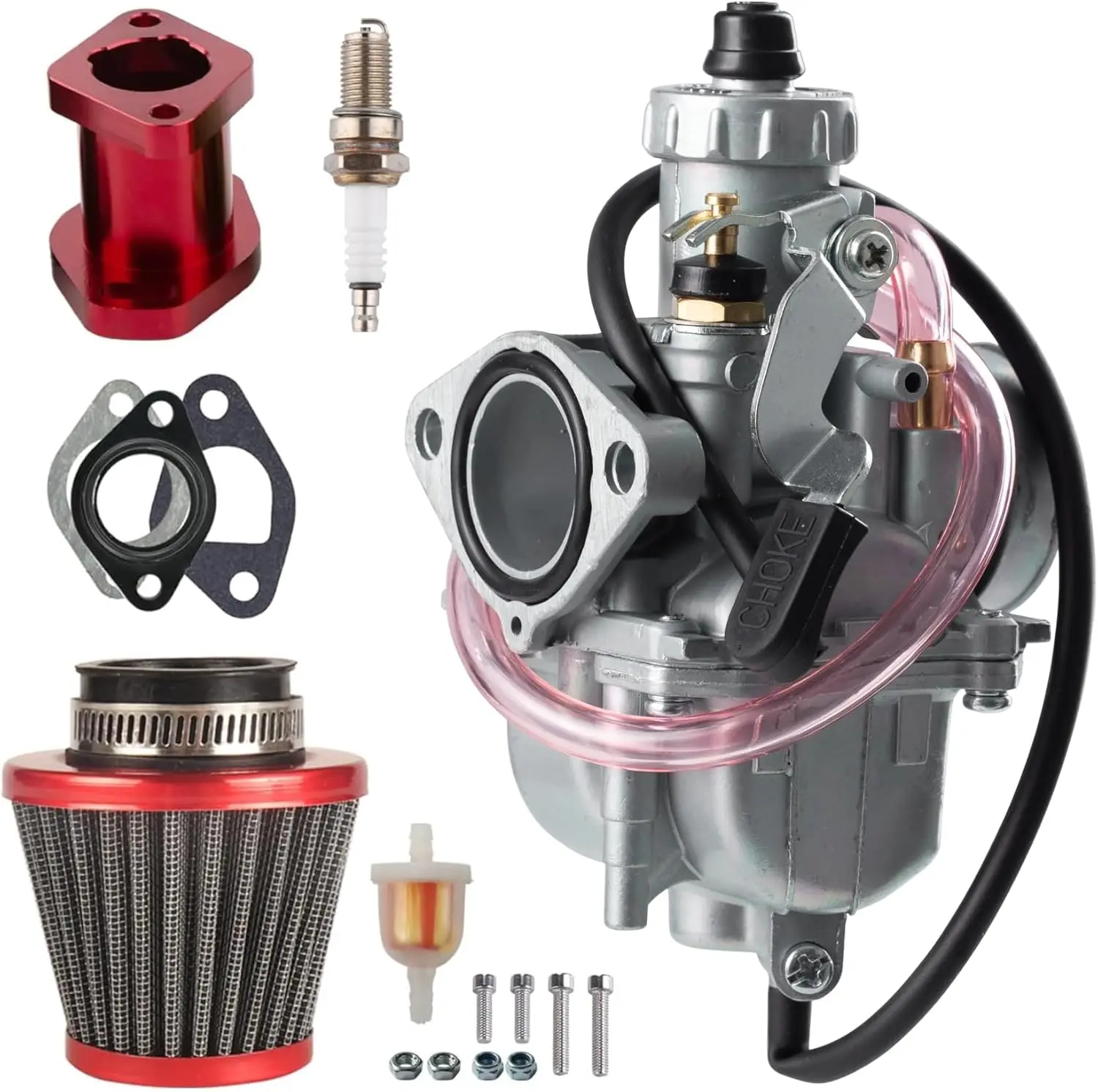 Комплект карбюратора VM22 для Predator212cc 196cc BT200X KT196 CT200U-ex Massimo Baja WarriorMB200 6,5 л.с. GX160 Двигатель Мини-велосипед Go Kart