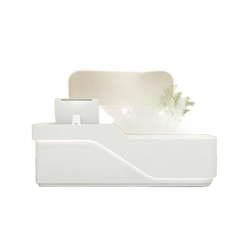 Simple modern bar counter lacquered clothing store cash register dental clinic reception desk