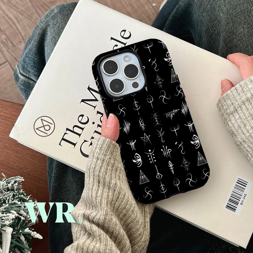Bloodborne Caryll Runes Phone Case Film Shell For IPhone 16 15 14 13 12 11 Pro Max Plus