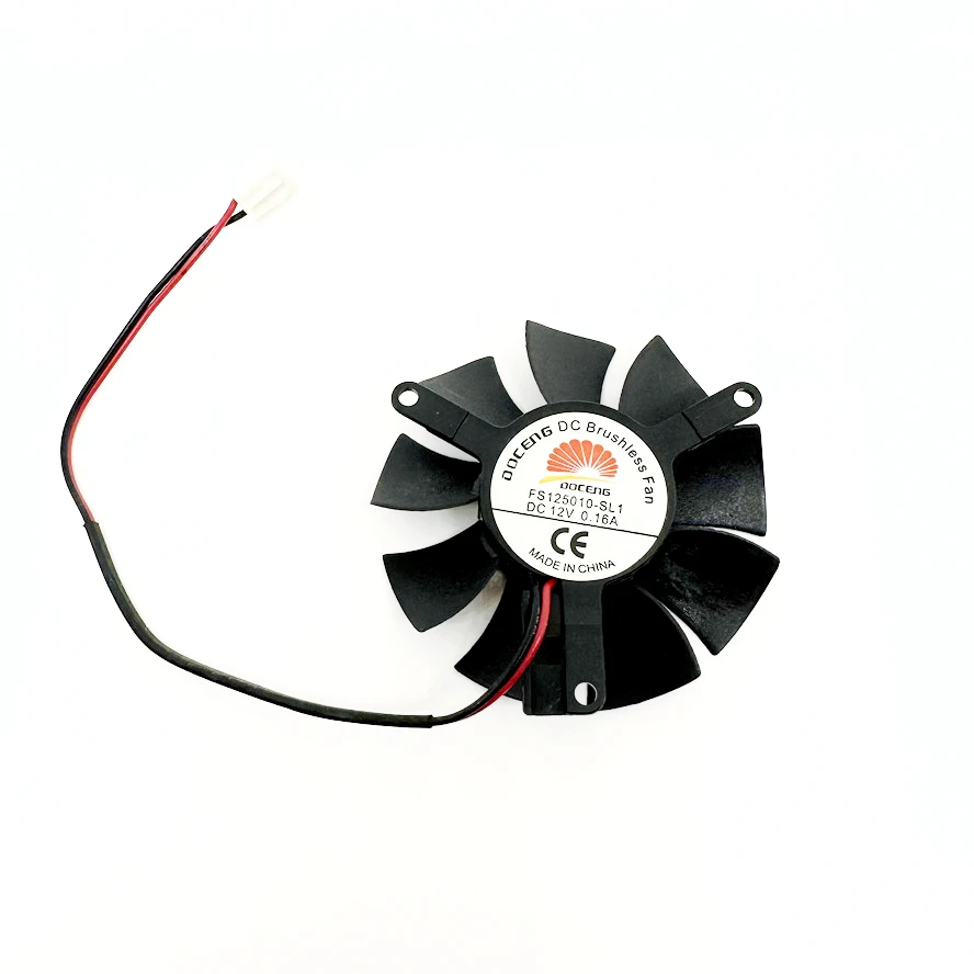 High Quality Ultra Quiet 45MM Diameter VGA Fan Fan Blade  39mm Hole Spacing 12V 0.16A 2pin