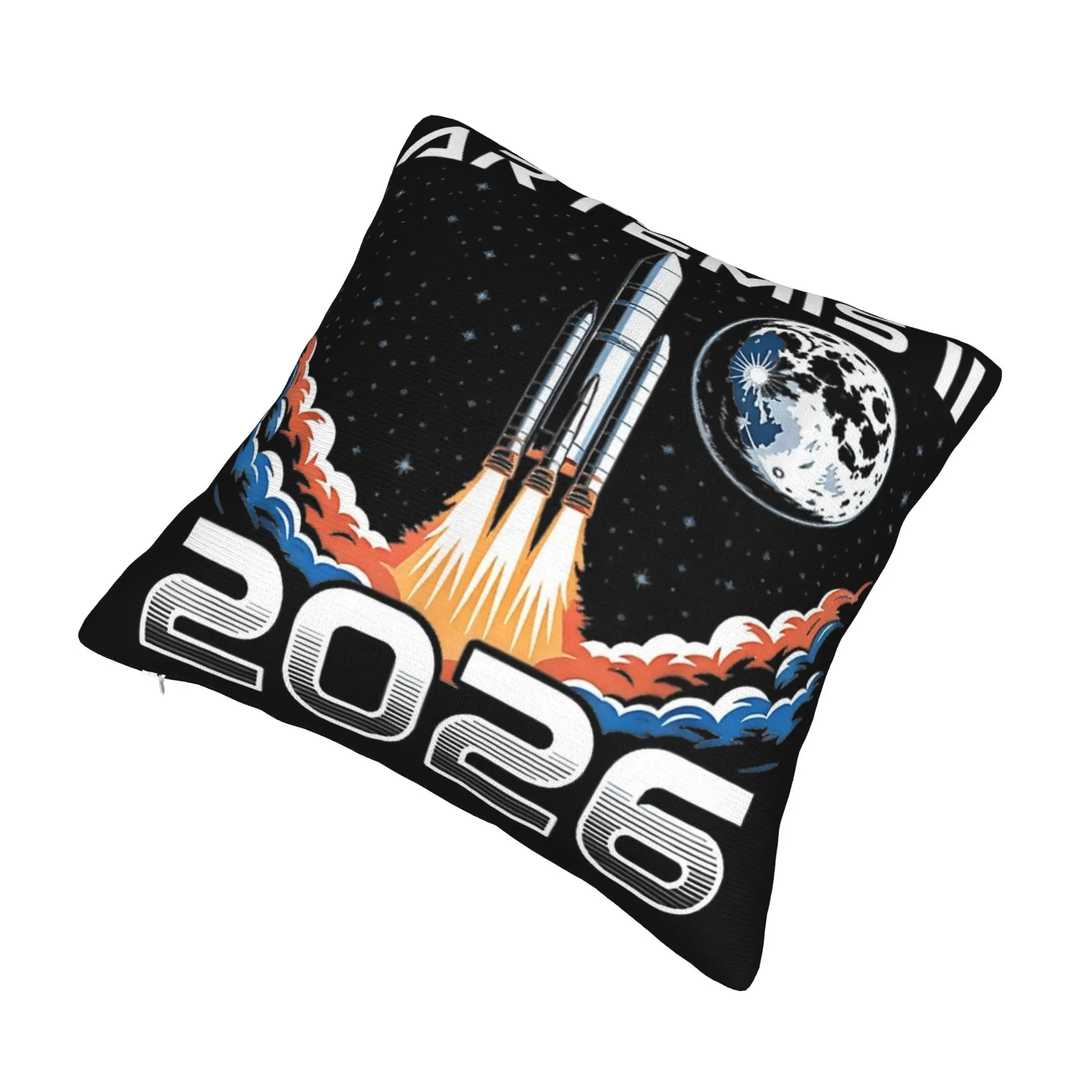 Back to the moon 2026 Artemis II Pillowcase Merch Soft Cushion Cover Decorative  Pillow Case Cover Home Multi Size