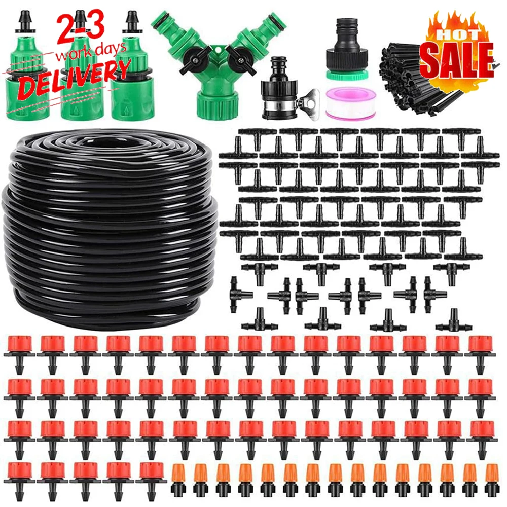 Kit d'irrigation pour plantes 149PC30M, système d'irrigation goutte à goutte, irrigation automatique de jardin 30m.