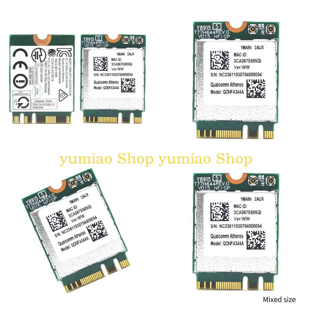 

Беспроводная карта 587B QCNFA344A Модуль Wi-Fi Адаптер беспроводной сети переменного тока WWAN M2-NGFF Duan-band