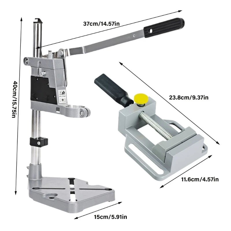 Elektrische boorpress Stand Benchop Repair enkele gat Basetafelboorboor Boorstand Boorstandaard Werkstations Stand D2rd
