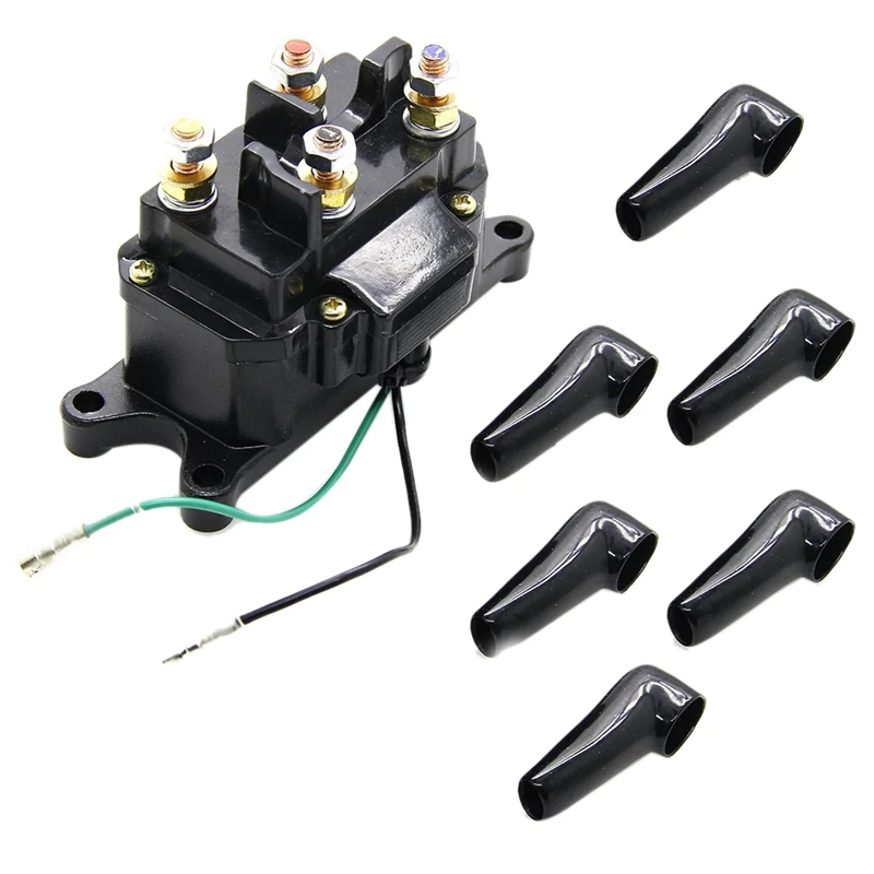 

12V Winch Solenoid Relay Contactor For Atv Utv 2000-5000Lbs Winch