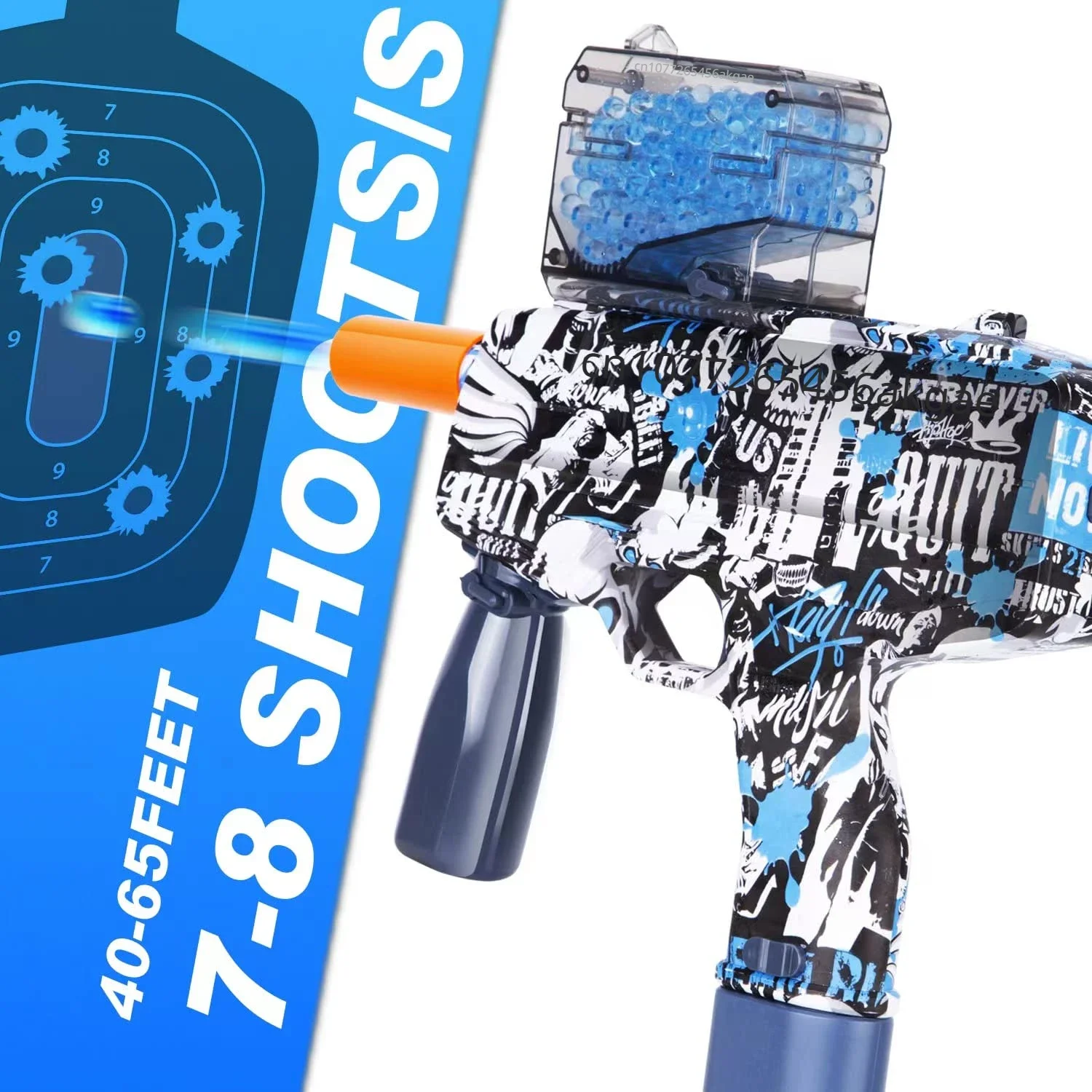 M416 Electric Gel Ball MP9 Splatter Ball Gun Automatic Christmas Toys and Gifts Outdoor Activitie Shoot Game Toy for Kid