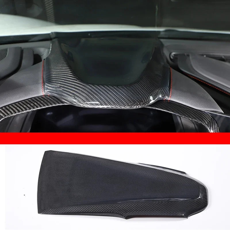 

Carbon Fiber Car Dashboard Speedmeter Top Cover Protector Accessories Trim For Chevrolet Corvette C8 Stingray Z51 Z06 2020-2023