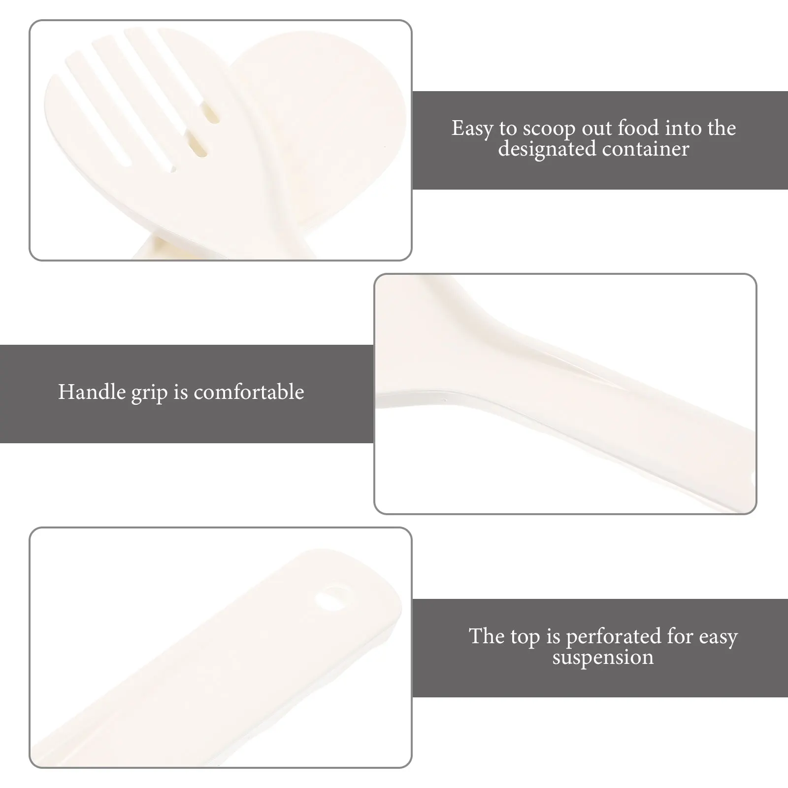 

4pcs Rice Spoon Kitchen Tableware Non-Stick Spoon Food Spatula Reusable Rice Paddle Scooper For Sushi Cooking Kitchen