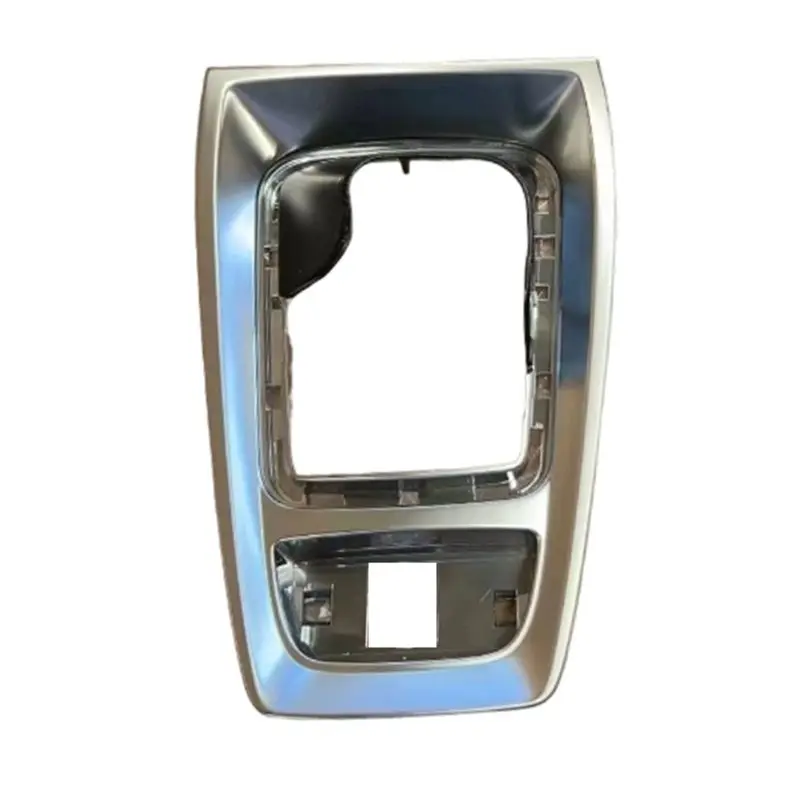 Cache-poussière de levier de vitesses pour Citroën C5, cadre extérieur argenté, référence 9803626477