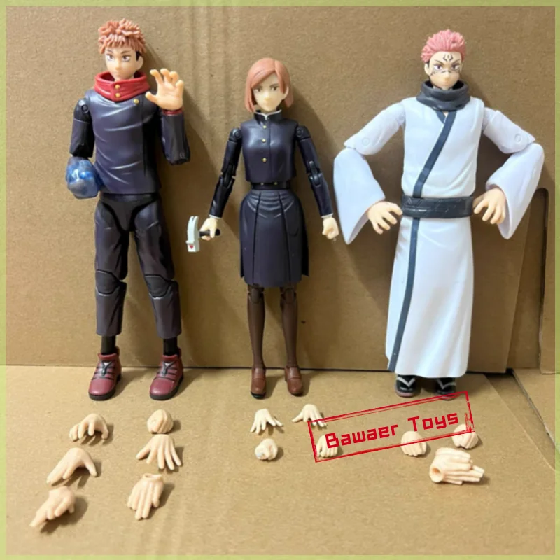 

Bandai Jujutsu Kaisen Gojo Satoru Itadori Yuji Fushiguro Megumi Ryomen Sukuna Nobara Kugisaki Transformable Action Figurine Toys